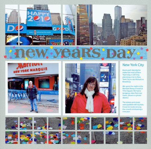 scrapbook new year