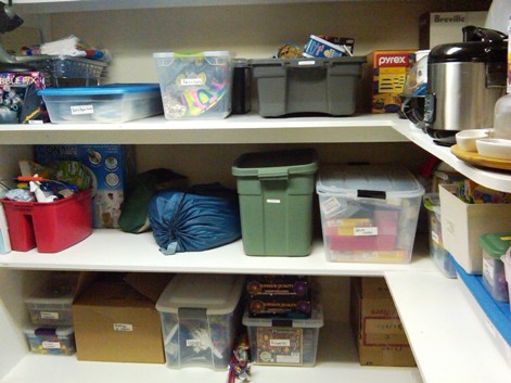 organized storage room
